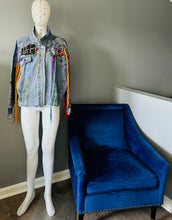 Load image into Gallery viewer, Denim Art Jacket
