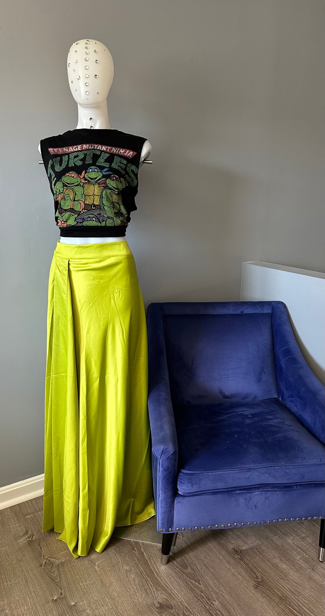 Lime Green Maxi Skirt