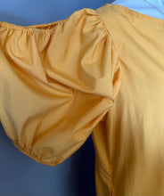 Load image into Gallery viewer, Puff Sleeve Yellow Dress
