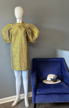 Load image into Gallery viewer, Puff Plaid Dress
