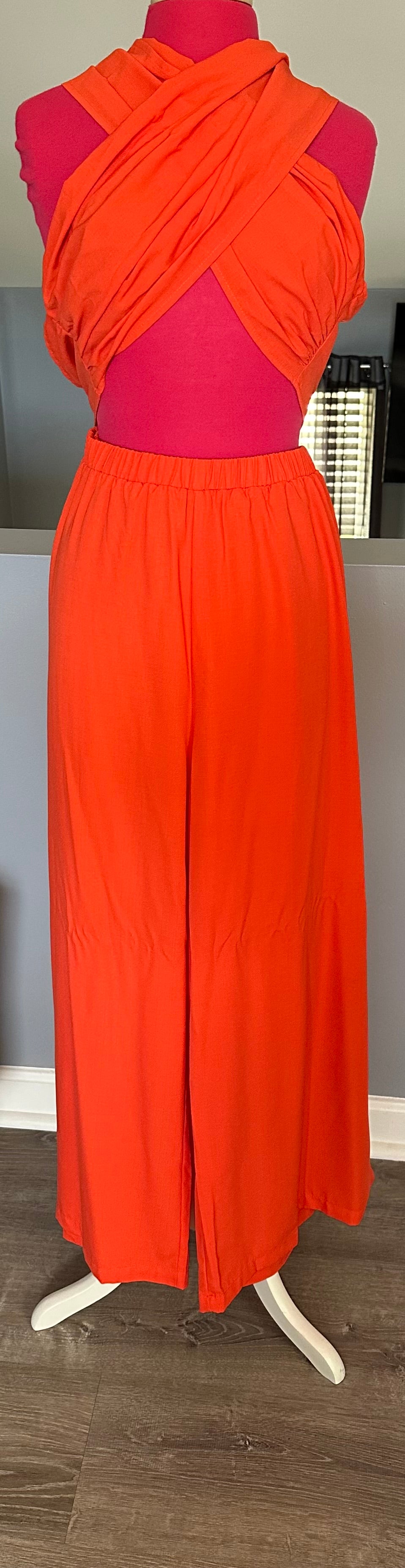 Two Piece Orange Set